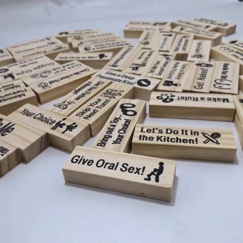S088--Game Couples Dating Block Tower Jenga Game