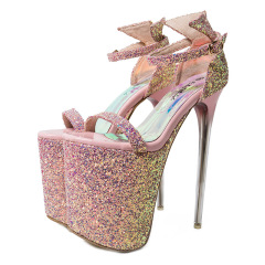 1526-1--Super high stiletto heels for women, 20cm high heels