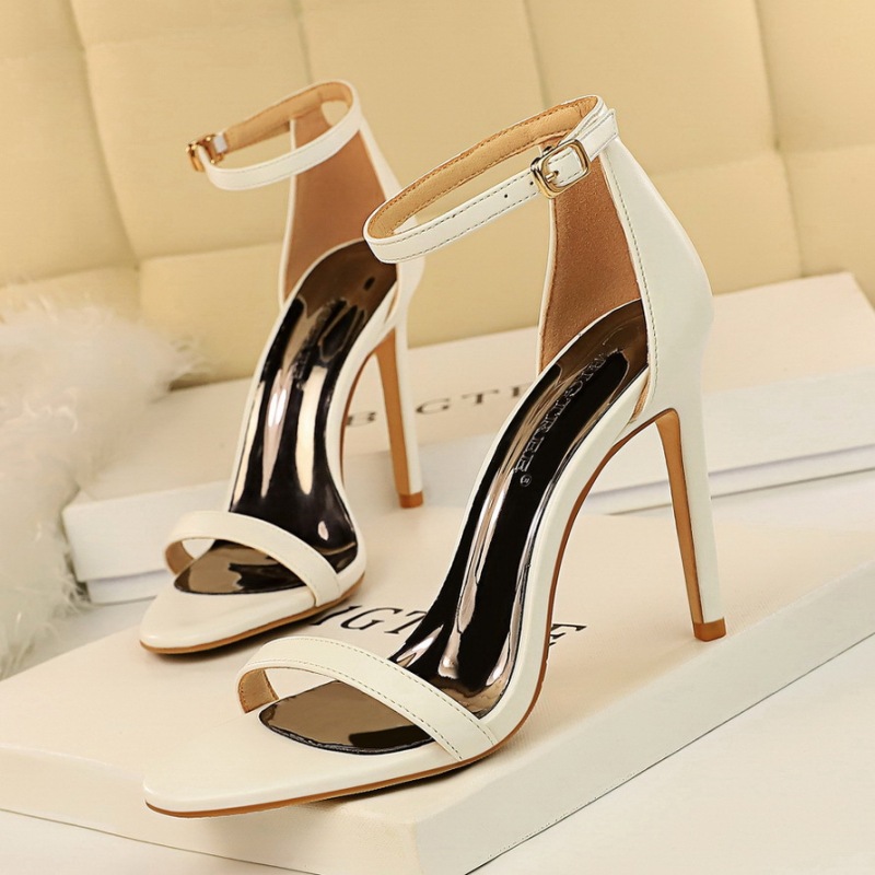 829-1--Simple stiletto high-heeled one-strap high-heeled shoes sexy nightclub sandals