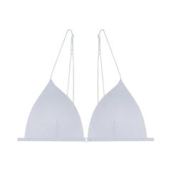 X8669--French sexy lingerie for women, front-buckled triangle cup, no steel ring Bra