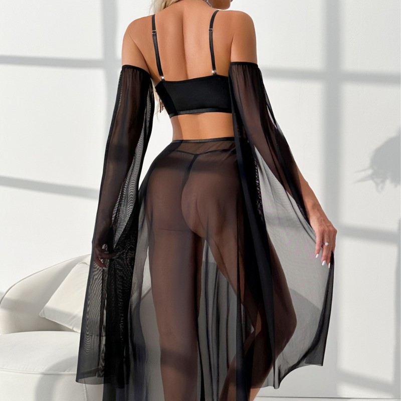 WQG2138--Sexy tassel pole dance suit sequin lace hot suit