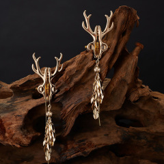 AL674225774687--SEVANDA is a high-end sexy beanie deer breast clip-Please contact customer service for price