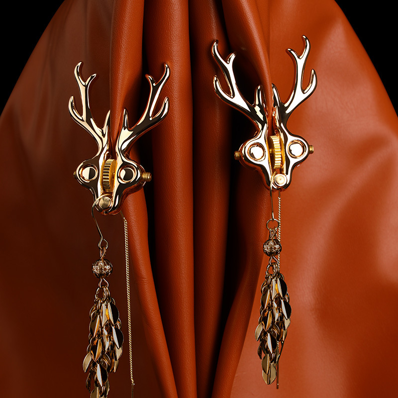 AL674225774687--SEVANDA is a high-end sexy beanie deer breast clip-Please contact customer service for price