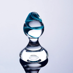 HF16-Glass anal plug, crystal dildo, masturbation device