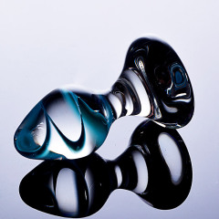 HF16-Glass anal plug, crystal dildo, masturbation device