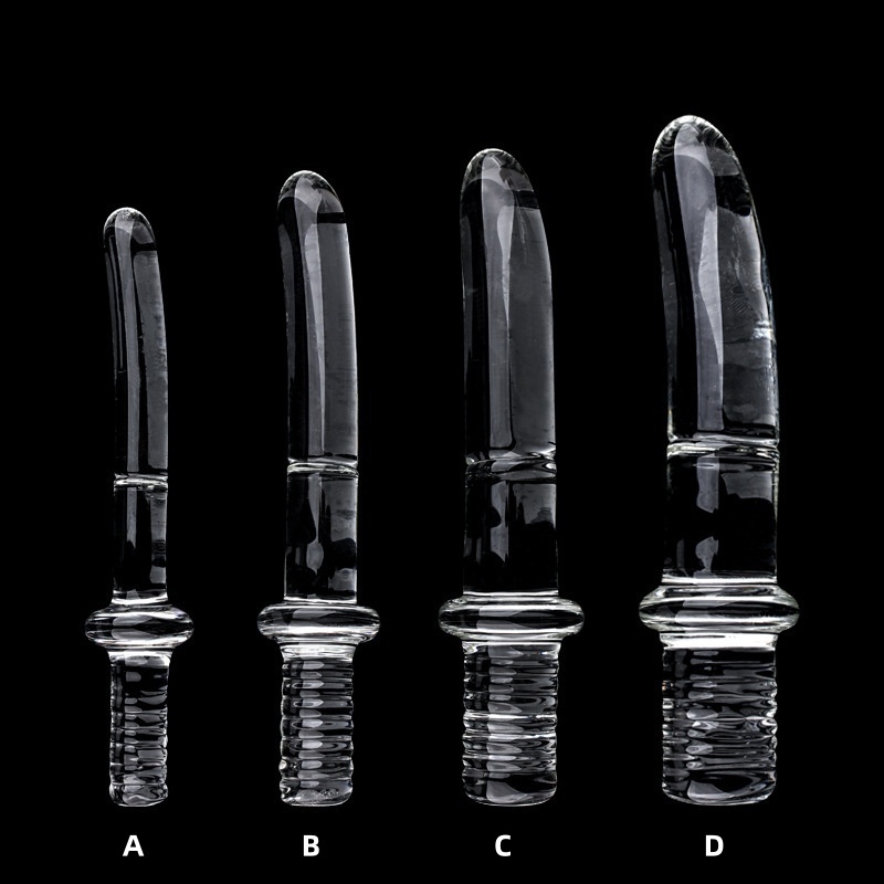 RF6651--Crystal Trace Manual Crystal Dildo