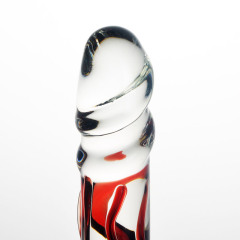 HF34--Spiral-patterned glass vibrator