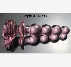 RF6668--Fairy wand vibrator/glass crystal dildo