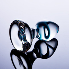HF16-Glass anal plug, crystal dildo, masturbation device