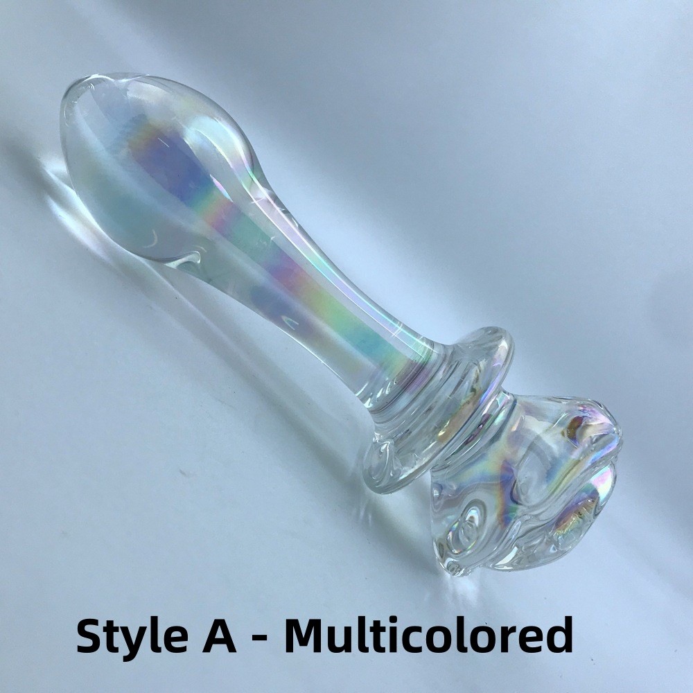 RF6668--Fairy wand vibrator/glass crystal dildo