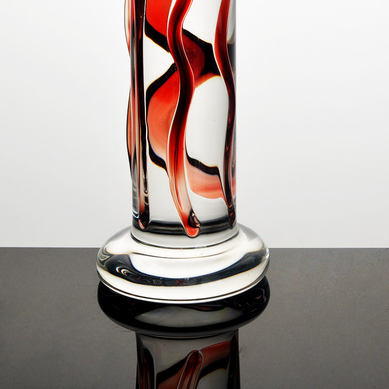 HF34--Spiral-patterned glass vibrator