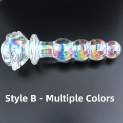 RF6668--Fairy wand vibrator/glass crystal dildo