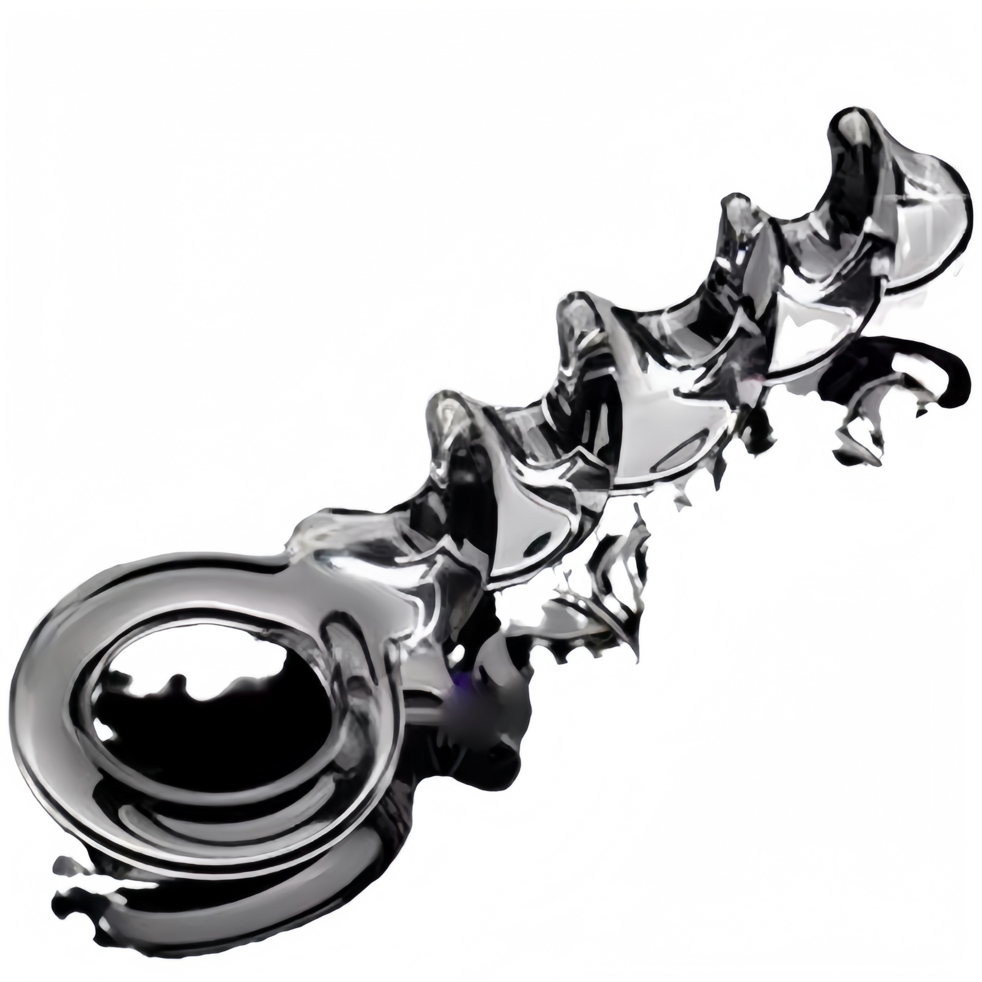 RF6149--Adult Glass Crystal Penis Massager