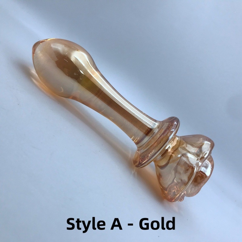 RF6668--Fairy wand vibrator/glass crystal dildo