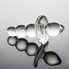 HF43--Double-headed glass masturbator/glass ice and fire rod