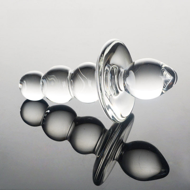 HF43--Double-headed glass masturbator/glass ice and fire rod