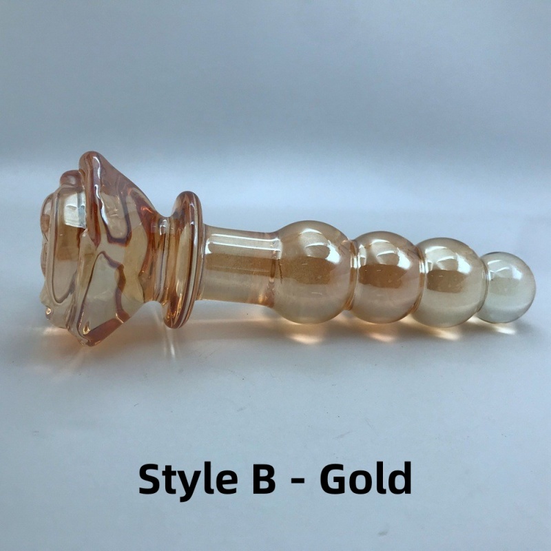 RF6668--Fairy wand vibrator/glass crystal dildo