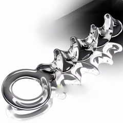 RF6149--Adult Glass Crystal Penis Massager
