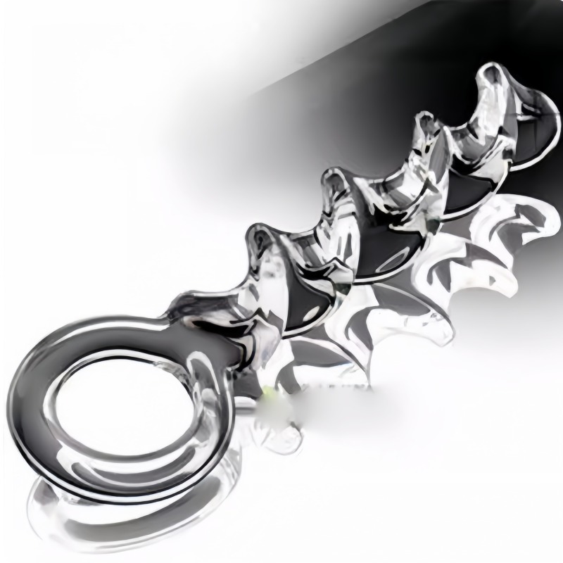 RF6149--Adult Glass Crystal Penis Massager