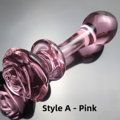 RF6668--Fairy wand vibrator/glass crystal dildo