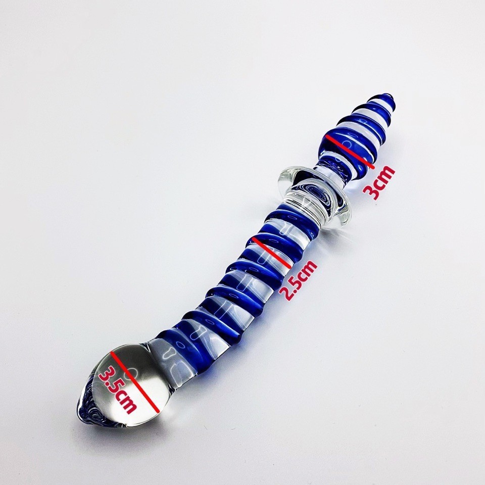 RF6179--Fairy wand masturbator, anal plug, glass crystal dildo