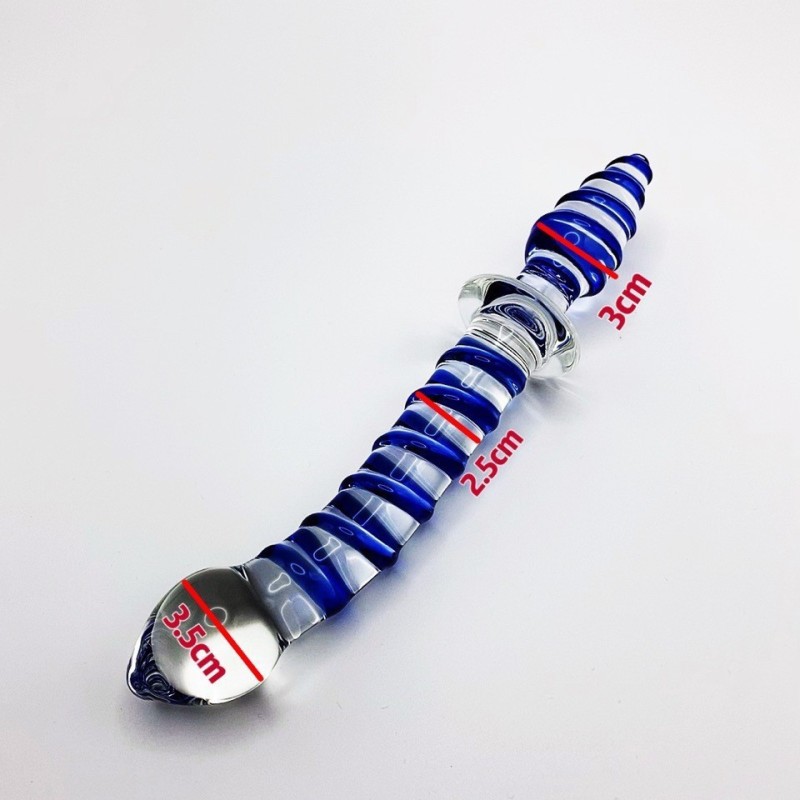 RF6179--Fairy wand masturbator, anal plug, glass crystal dildo