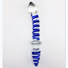 RF6179--Fairy wand masturbator, anal plug, glass crystal dildo