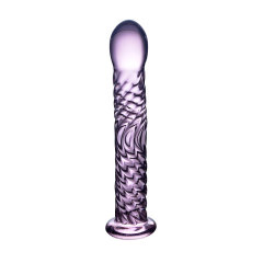 HF6-Colorful and alluring glass realistic penis masturbation devices