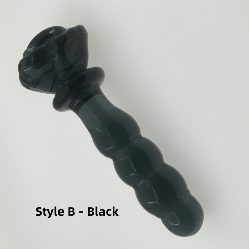 RF6668--Fairy wand vibrator/glass crystal dildo