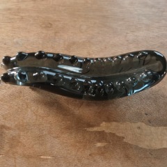 RF6654--Crystal Trace Manual Glass Dildo