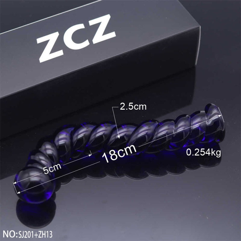 SJ201+ZH13-Crystal Penis Anal Plug