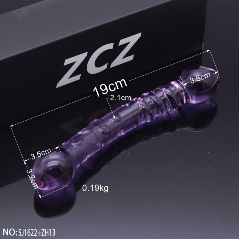 SJ1622+ZH13-Crystal Penis Anal Plug