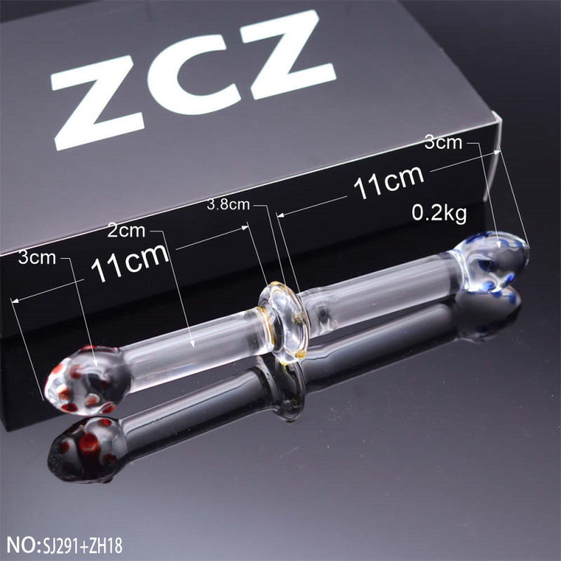 SJ291+ZH18-Crystal Penis Anal Plug