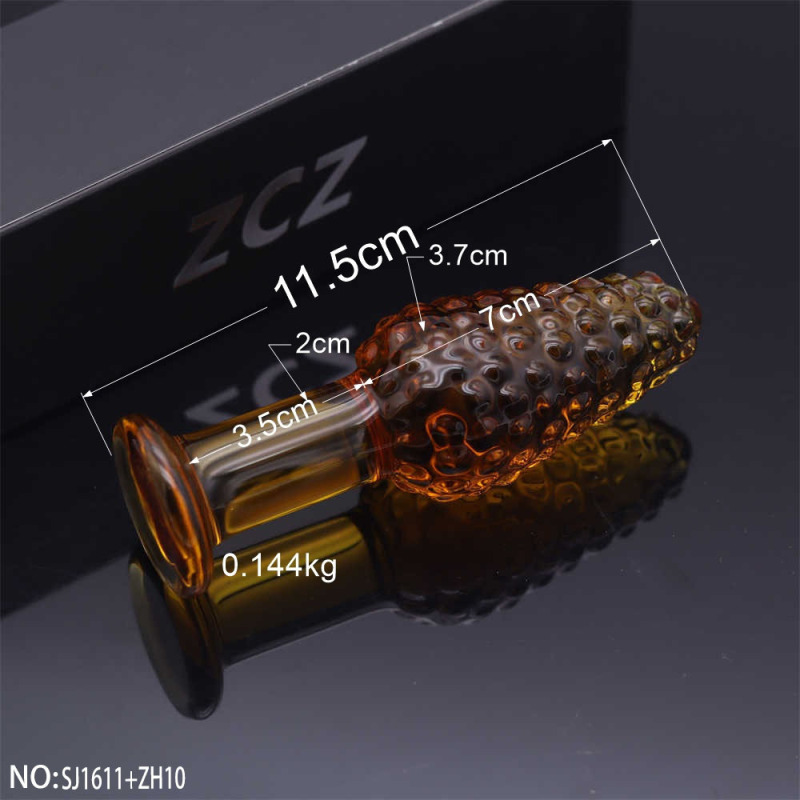 SJ1611+ZH10-Crystal Penis Anal Plug