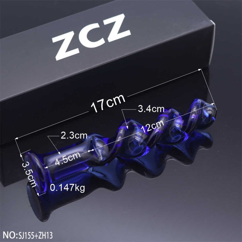 SJ155+ZH13-Crystal Penis Anal Plug