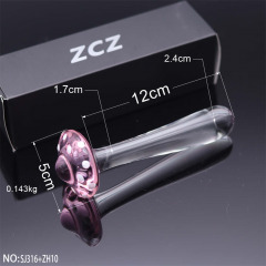 SJ316+ZH10-Crystal Penis Anal Plug