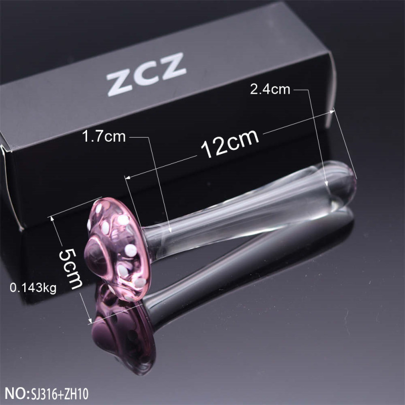 SJ316+ZH10-Crystal Penis Anal Plug