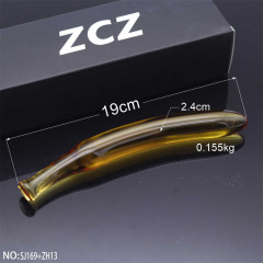 SJ169+ZH13-Crystal Penis Anal Plug