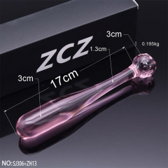 SJ306+ZH13-Crystal Penis Anal Plug