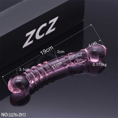 SJ276+ZH13-Crystal Penis Anal Plug