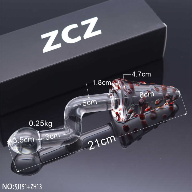 SJ151+ZH13-Crystal Penis Anal Plug