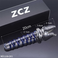 SJ189+ZH13-Crystal Penis Anal Plug