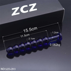 SJ255+ZH13-Crystal Penis Anal Plug