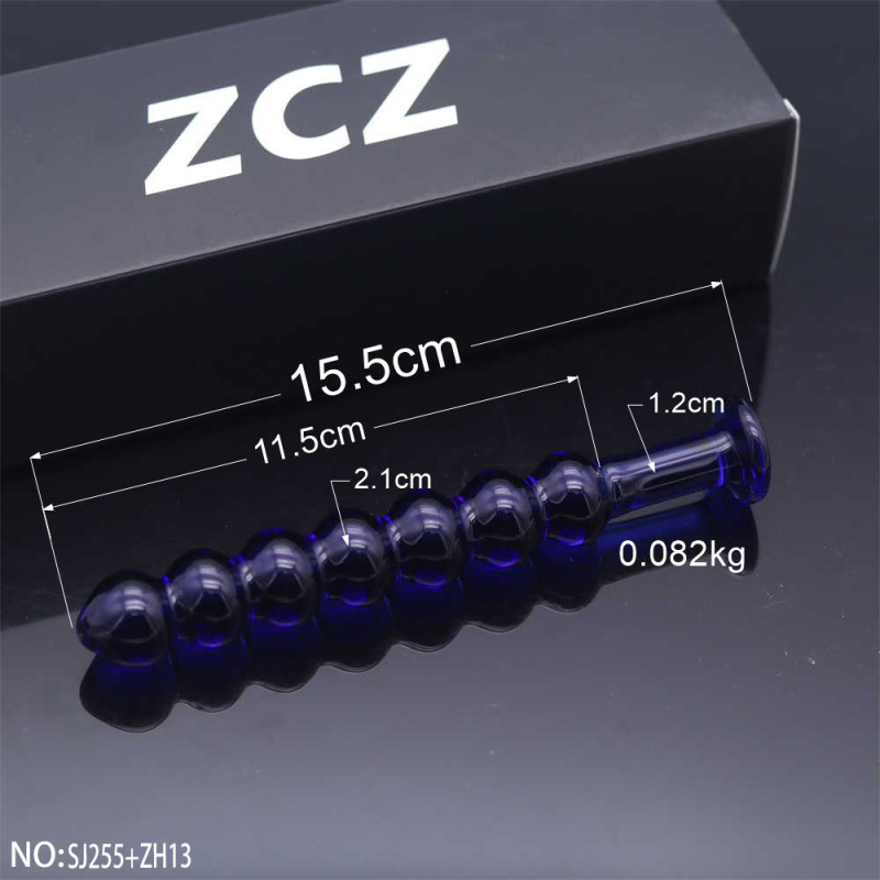 SJ255+ZH13-Crystal Penis Anal Plug