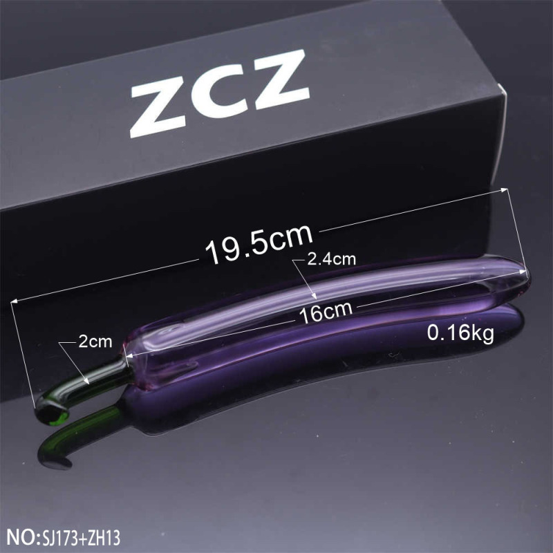 SJ173+ZH13-Crystal Penis Anal Plug
