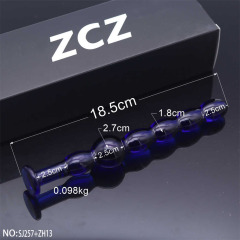 SJ257+ZH13-Crystal Penis Anal Plug