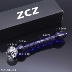 SJ148+ZH13-Crystal Penis Anal Plug