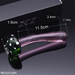 SJ315+ZH10-Crystal Penis Anal Plug