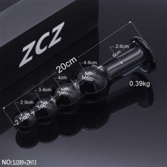SJ289+ZH13-Crystal Penis Anal Plug