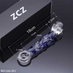 SJ262+ZH13-Crystal Penis Anal Plug